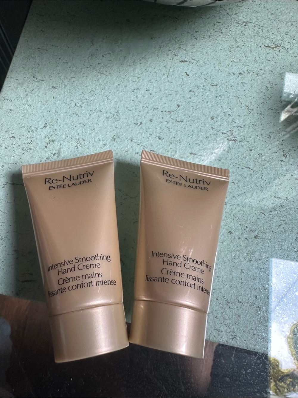 2x Estee Lauder Re-Nutriv Intensive Smoothing Hand Cream Travel Sz 1oz/30ml Each